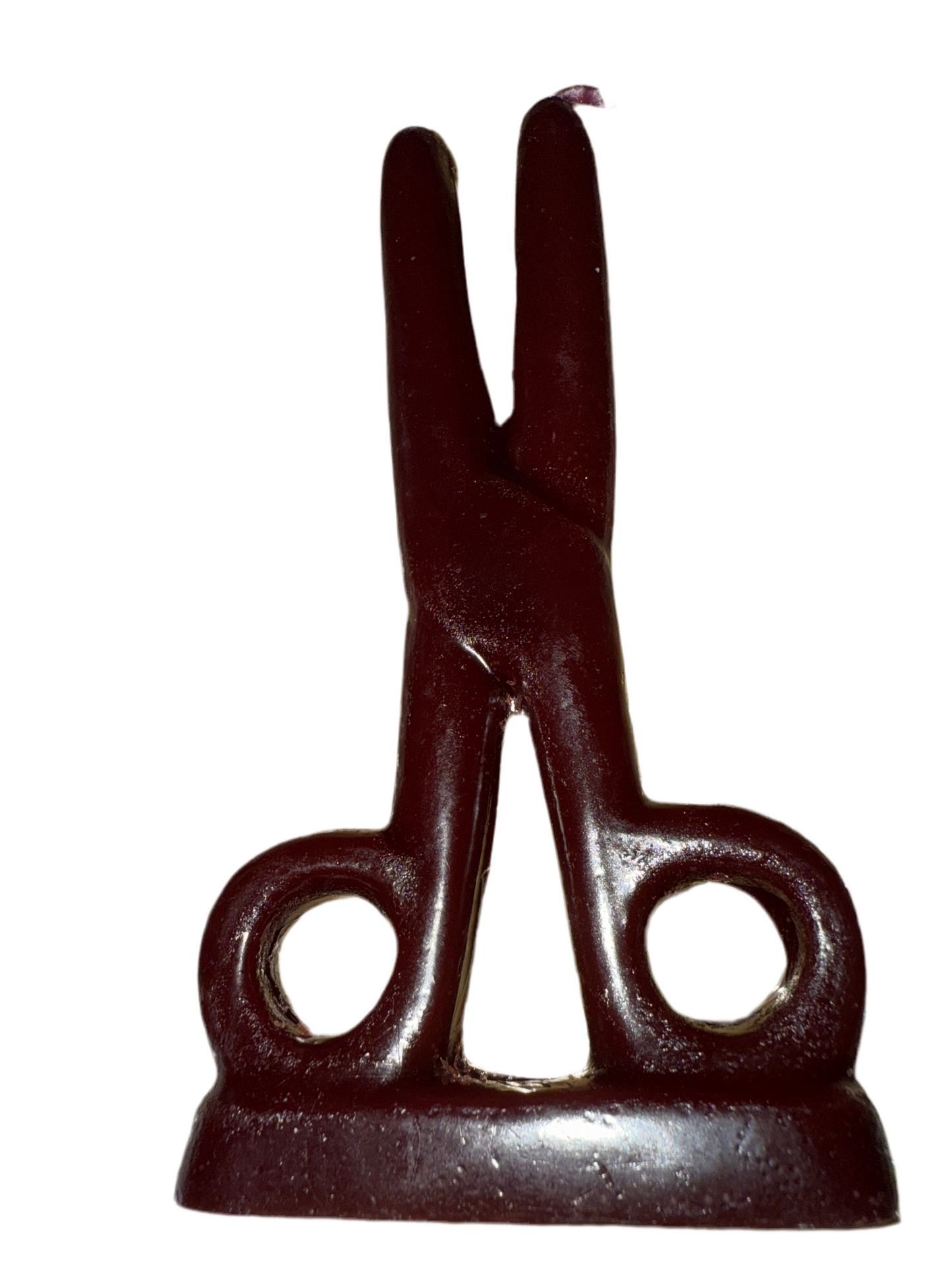 Brown Scissors Candle