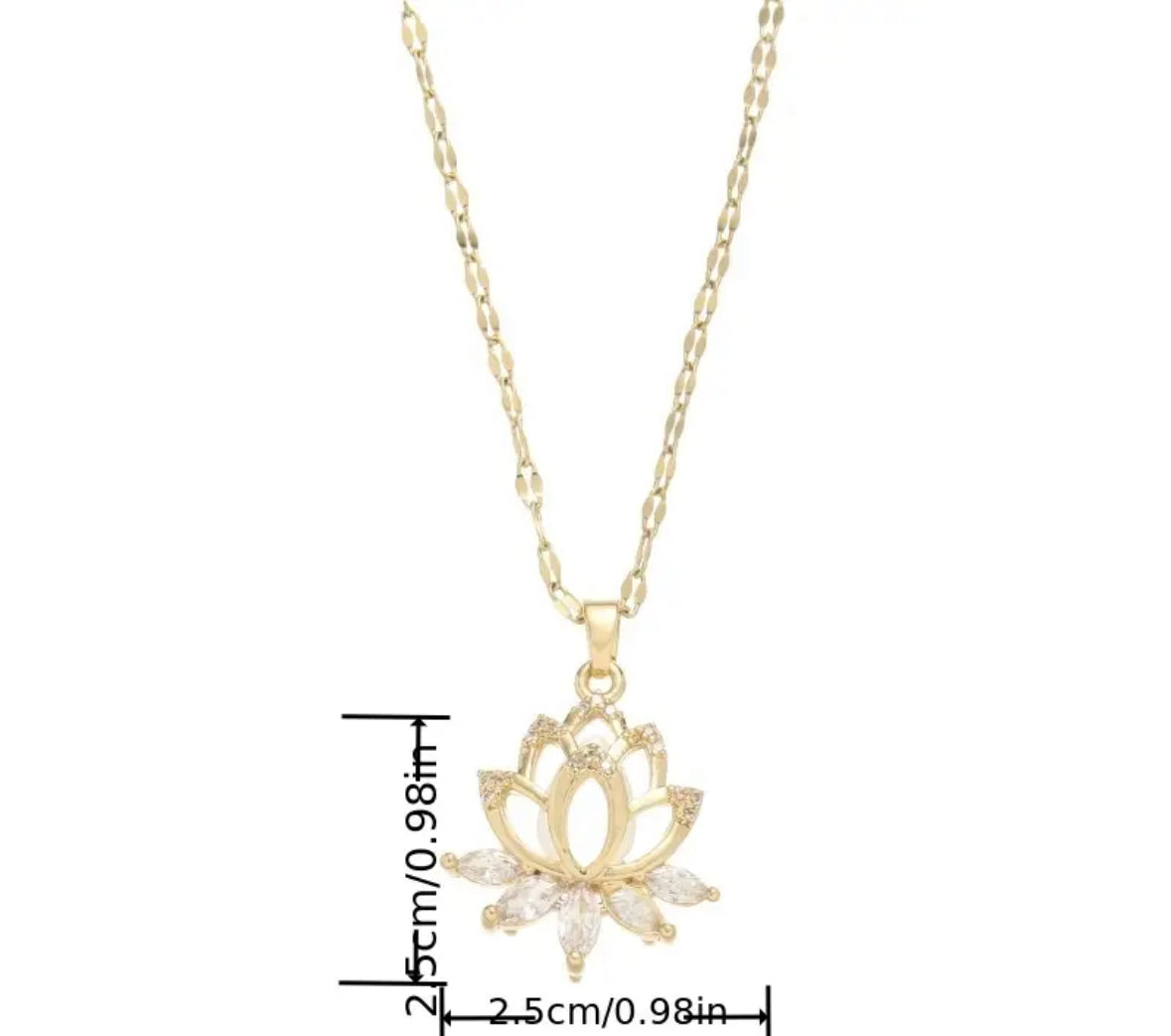 Lotus necklace