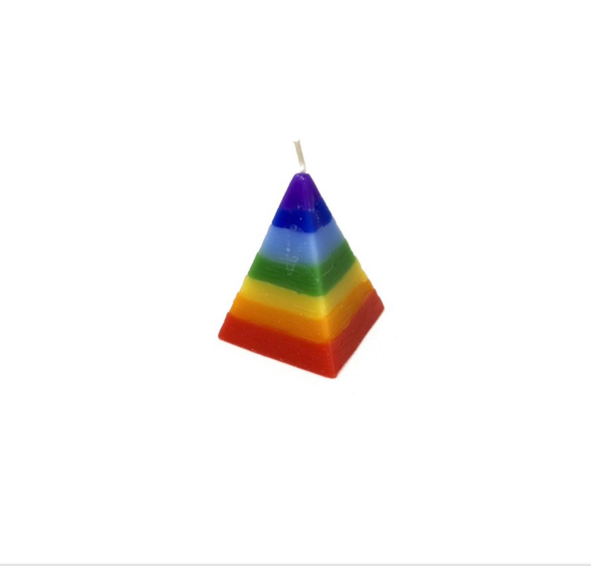 7 chakra pyramid candle