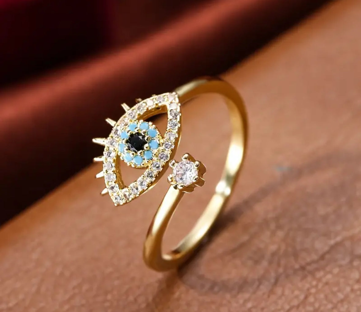 Evil eye ring