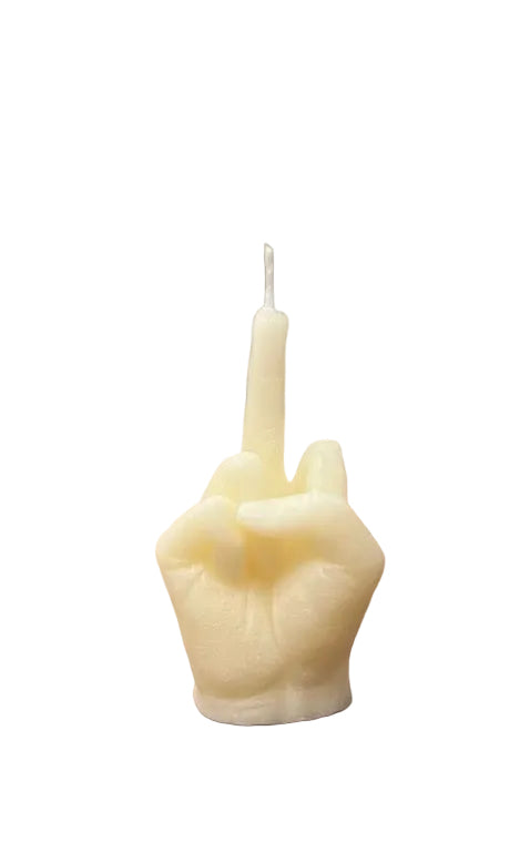 Middle finger Candles