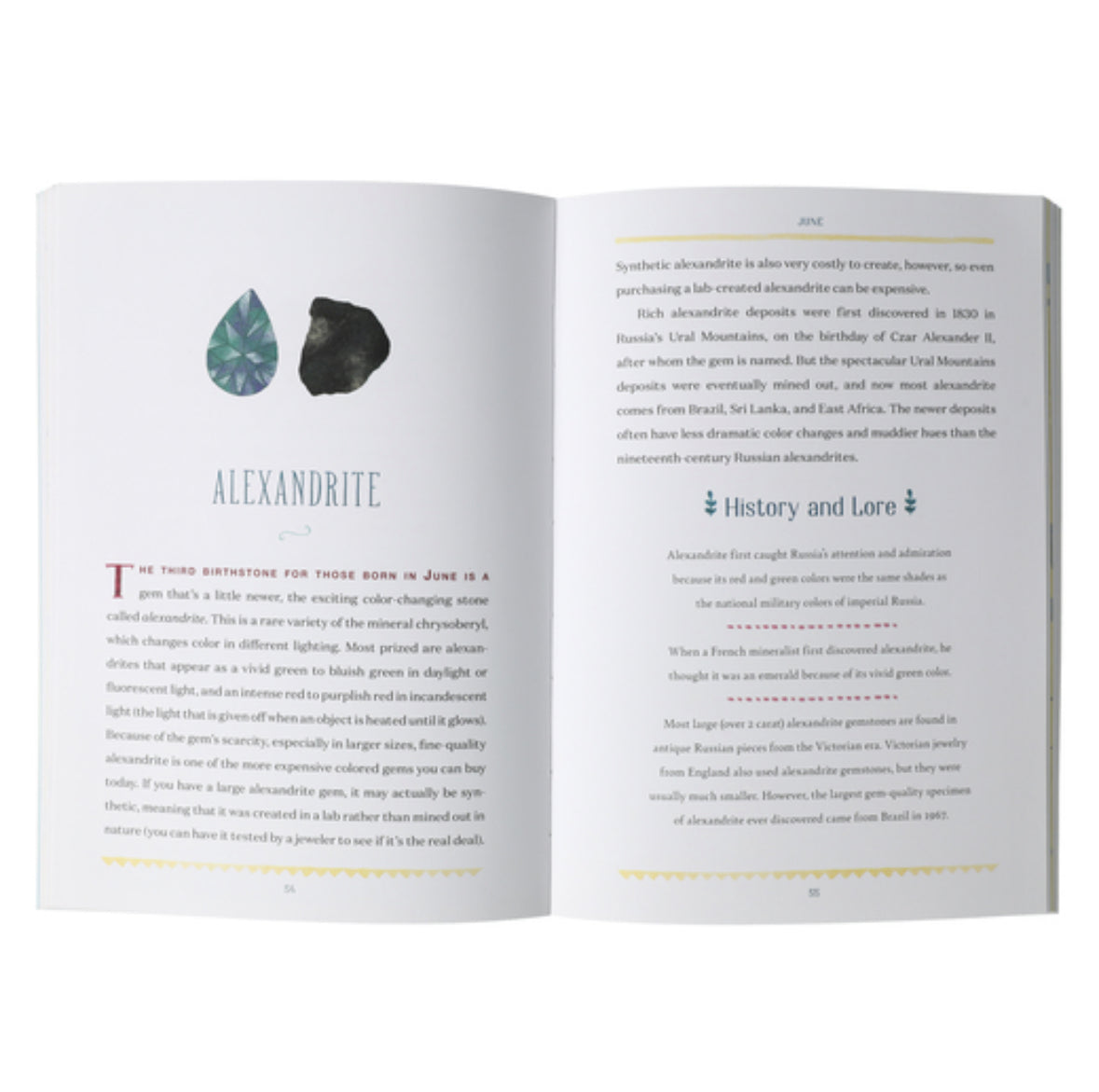 Your birthstone book