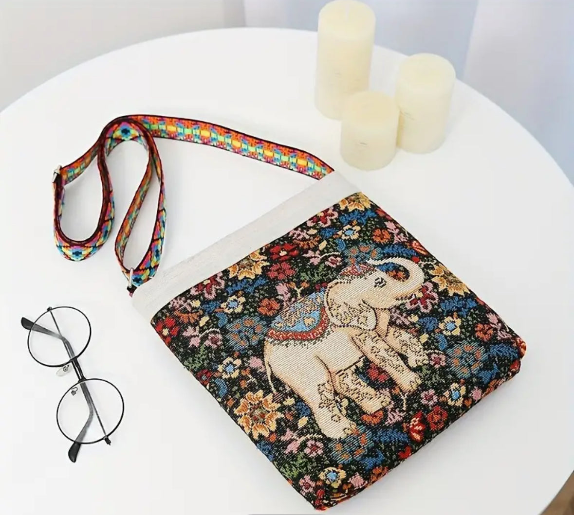 Elephant crossbody bag