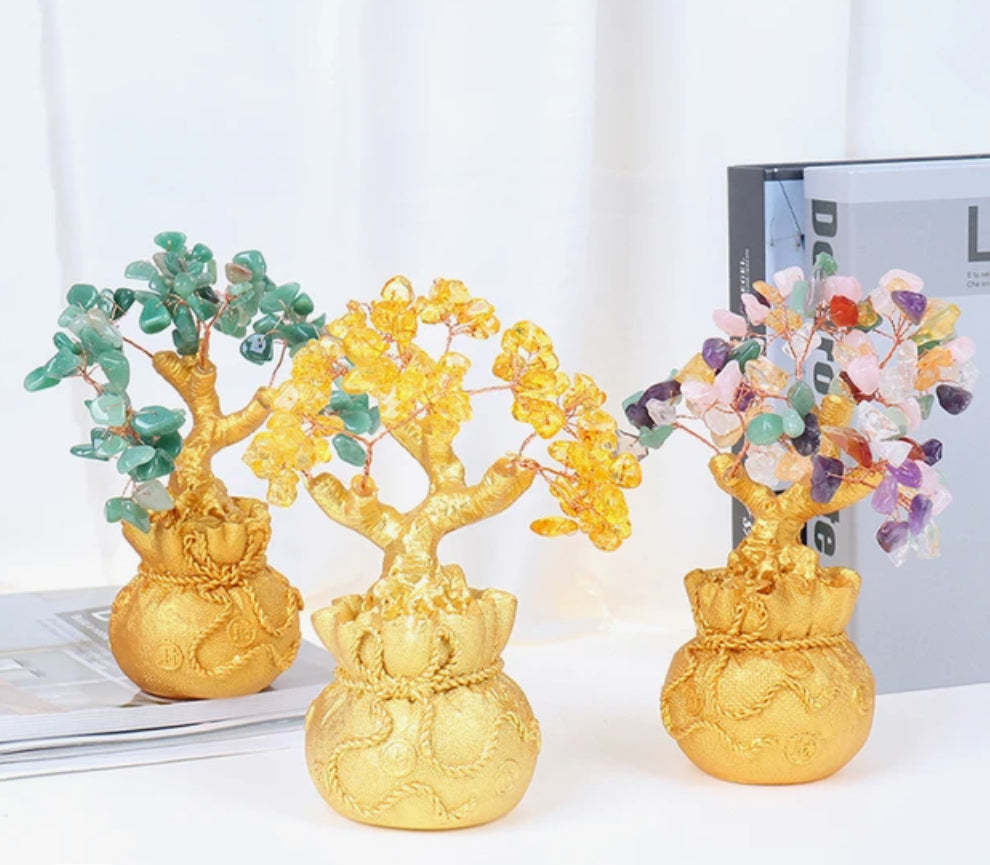 Citrine crystal Money tree