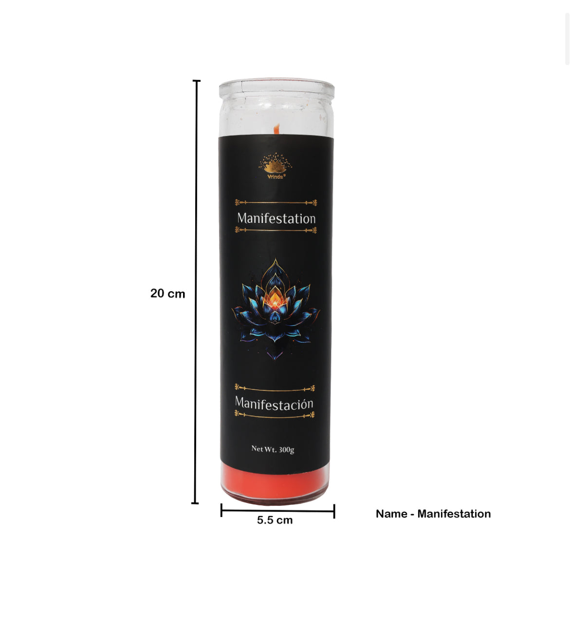 Manifestation candle