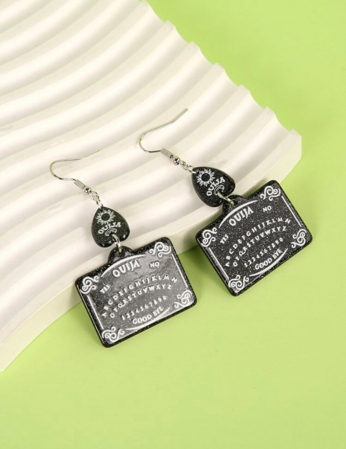 Ouija Board Design earrings