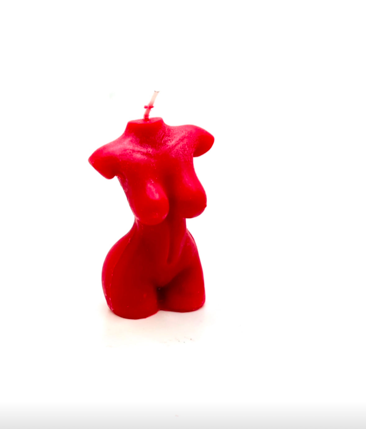 Red naked woman candle