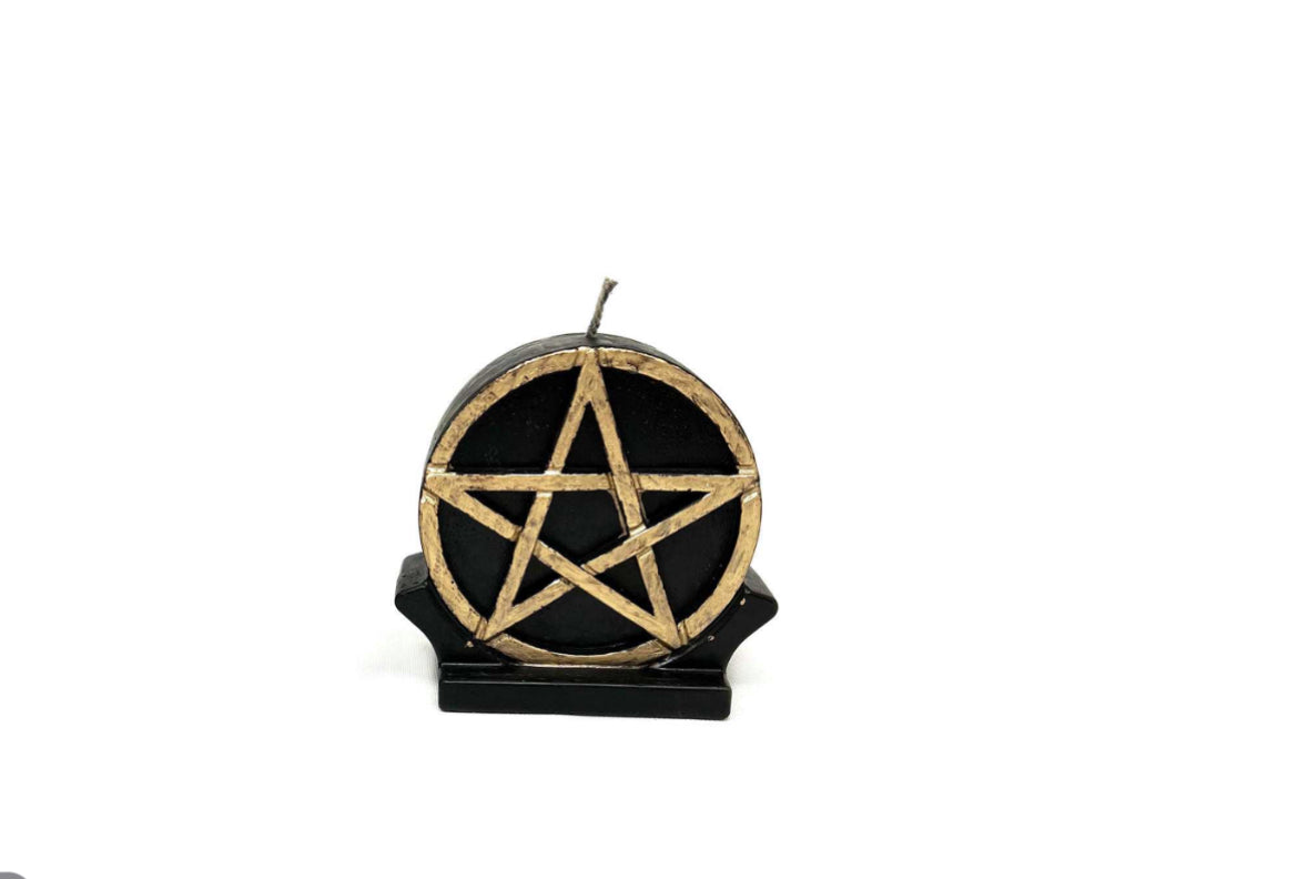 Large Pentacle Candle