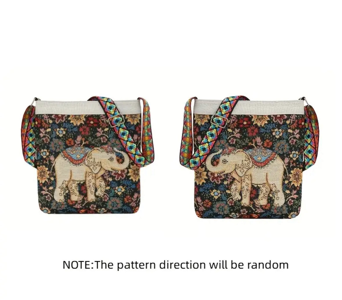 Elephant crossbody bag