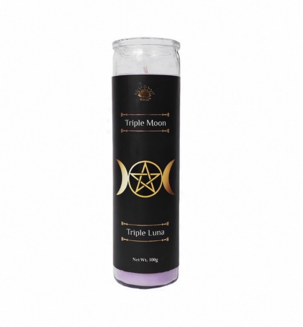 Triple Moon Candle