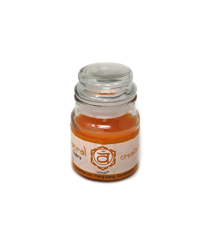 7 Chakra Jar Candle Orange Sacral Swadhisthana