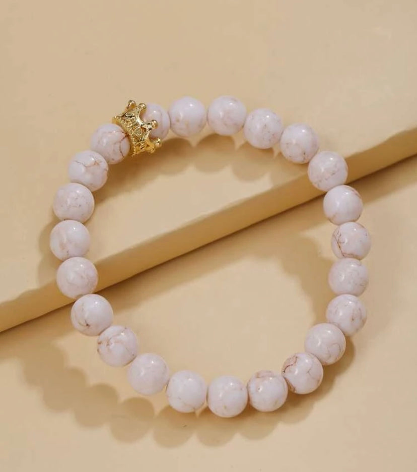 Child Pink beaded bracelet