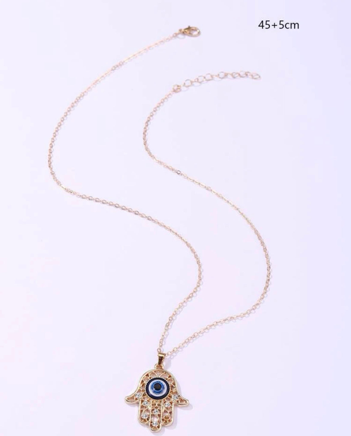 Hamsa pendant necklace