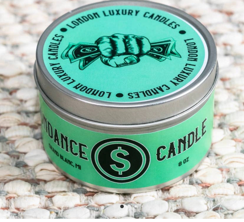 Abundance Manifestation Gem candle
