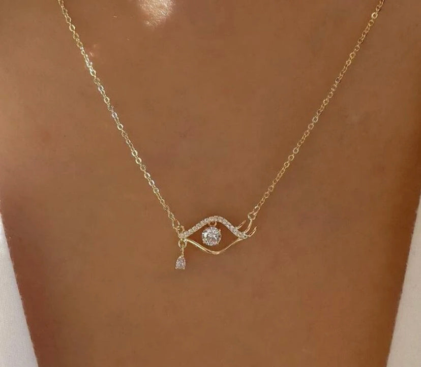 Evil eye charm necklaces