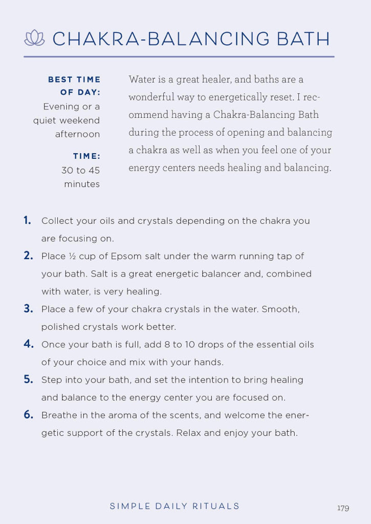 Chakras and self care book