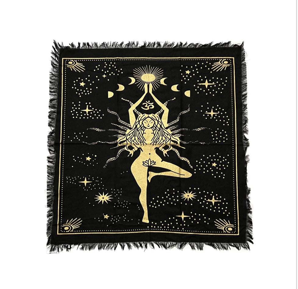 Yoga Lady Altar cloth