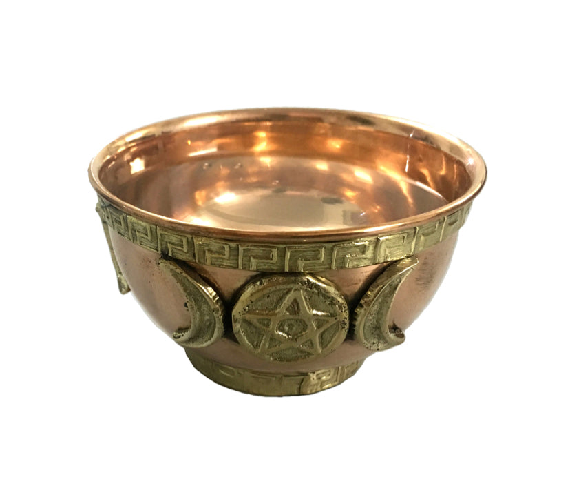 3” Triple Moon offering bowl