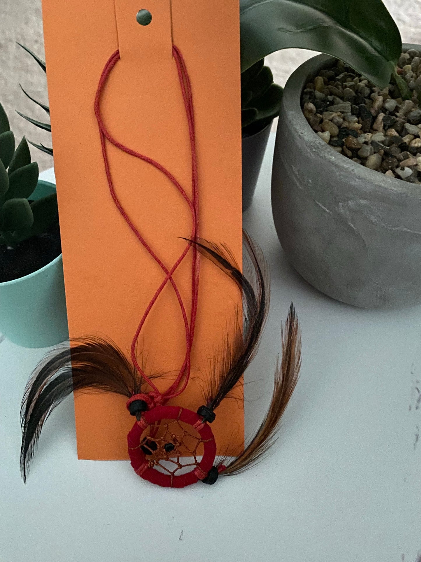 Dreamcatchers Necklaces w/ Adjustable Cord Asst'd Colors