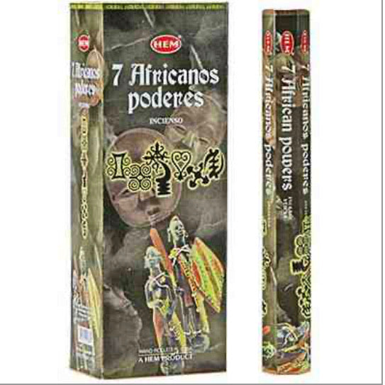 7 African Powers Incense - 20 Sticks Pack