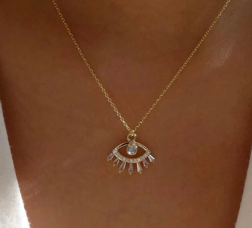 Evil eye charm necklaces