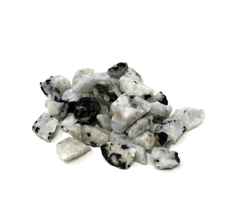 Tumbled Pebbles Stone Agate White Moonstone Rough