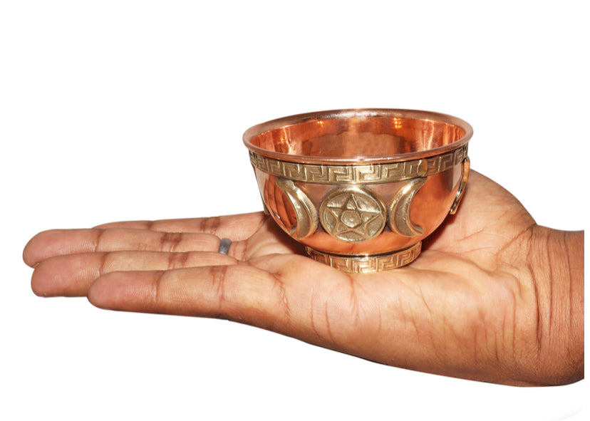 3” Triple Moon offering bowl