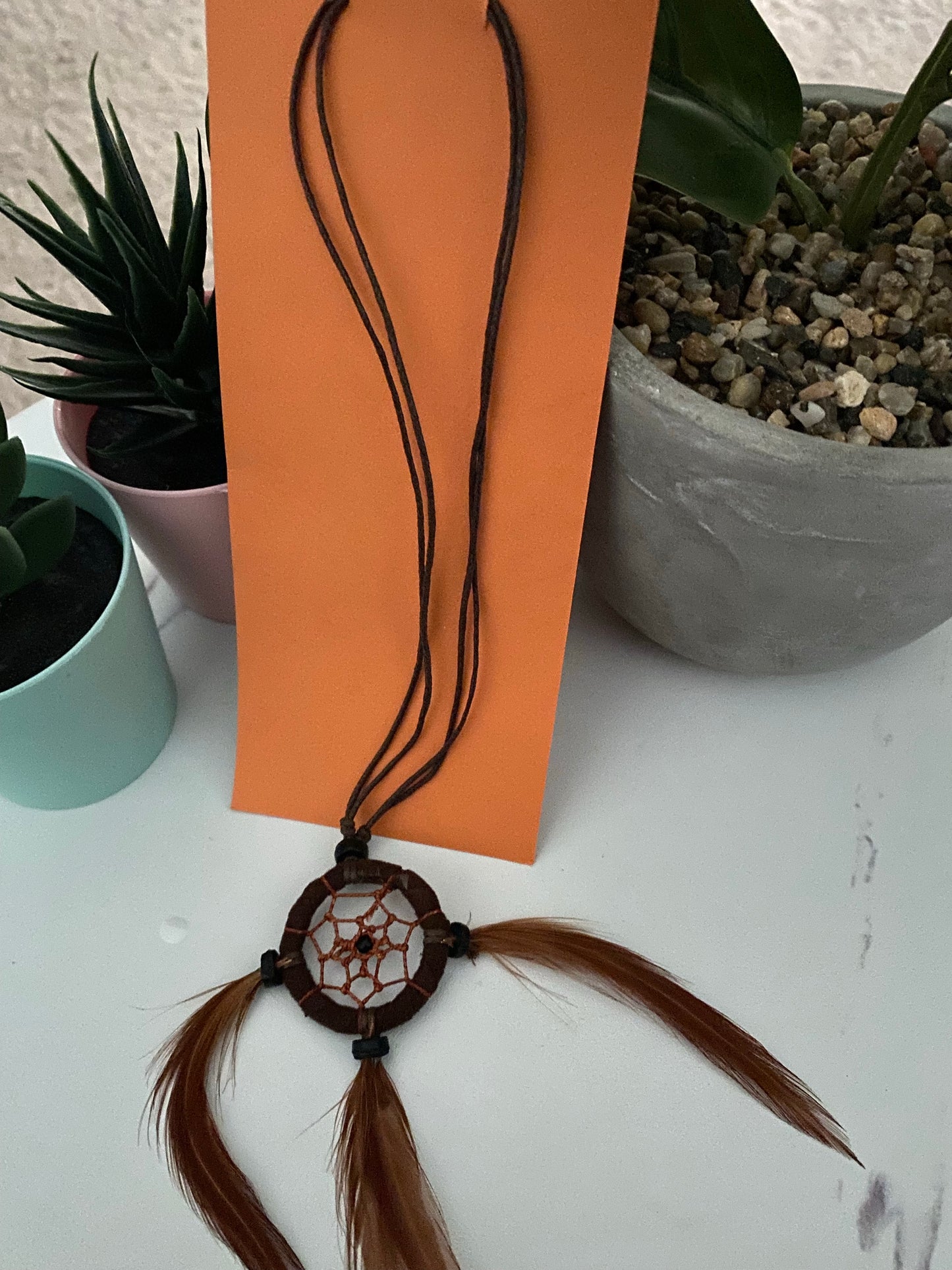 Dreamcatchers Necklaces w/ Adjustable Cord Asst'd Colors