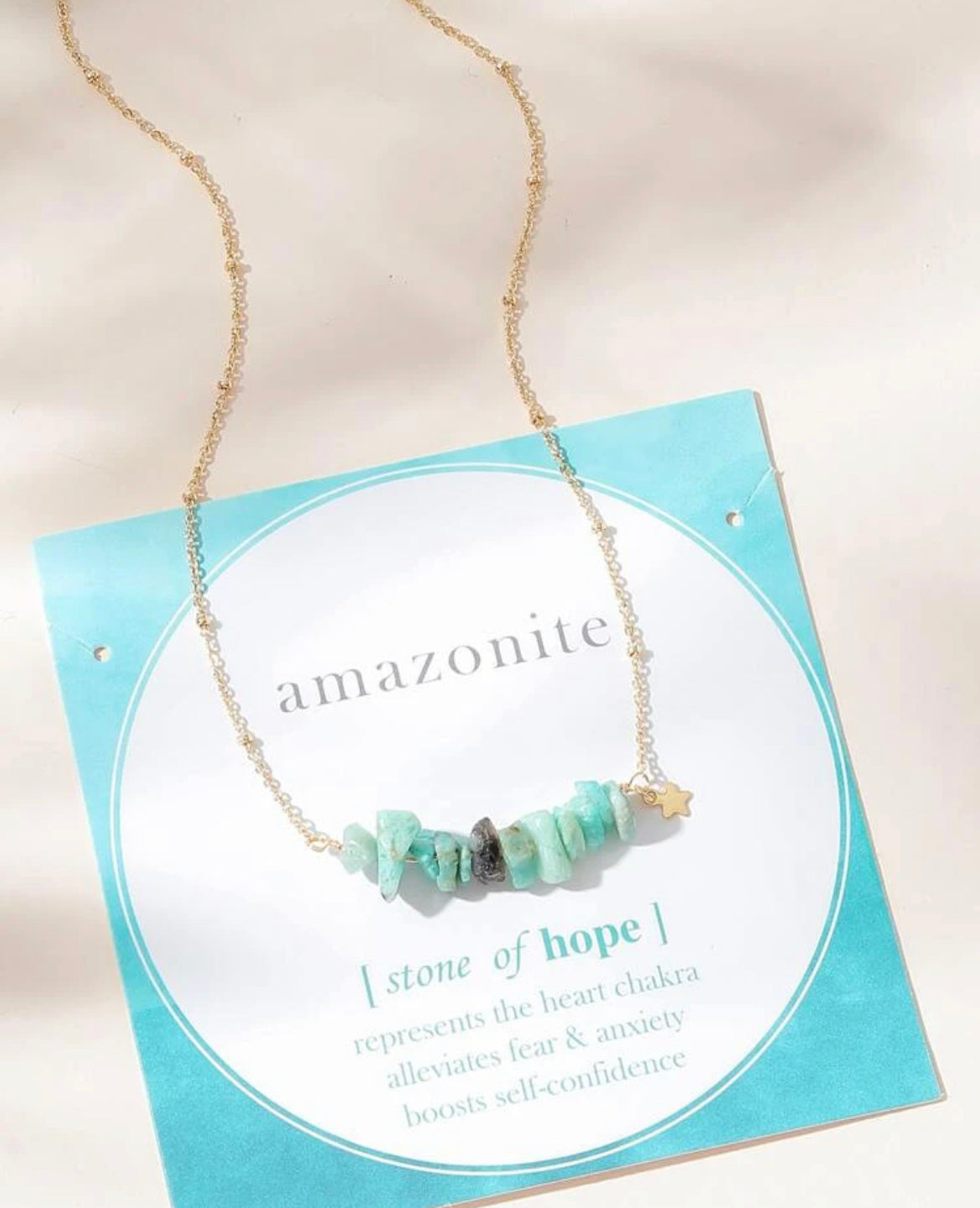 Amazonite necklace
