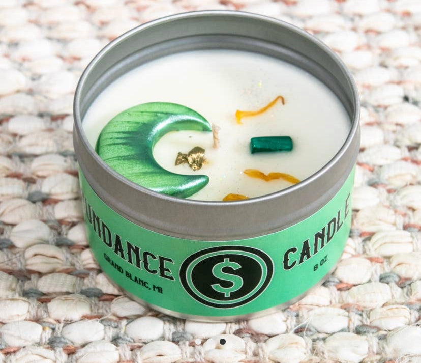 Abundance Manifestation Gem candle