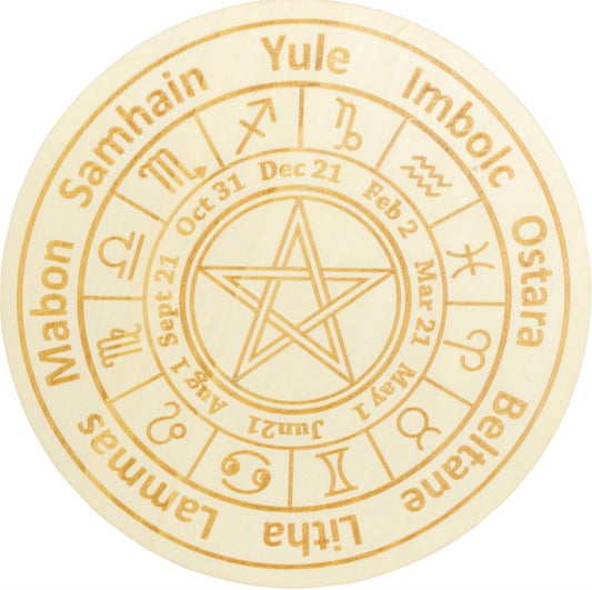 Pagan Wood Grid Calendar