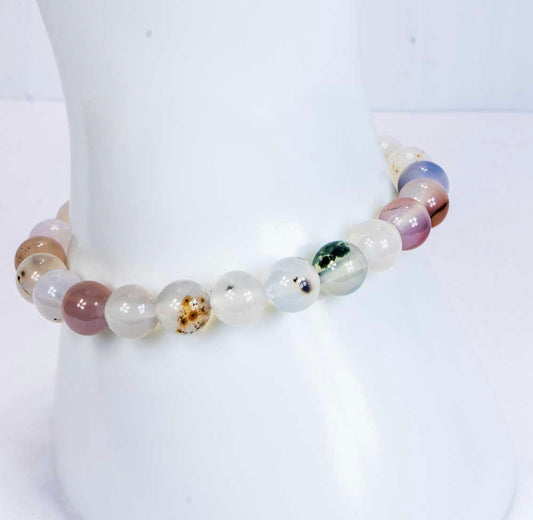 White Agate bracelet