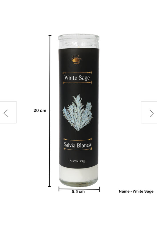 White sage candle