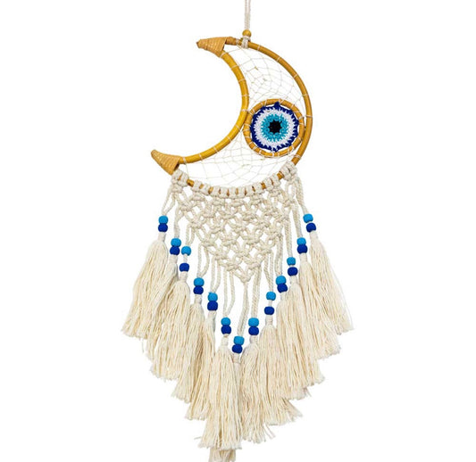 Moon w/ Woven Eye Dreamcatcher