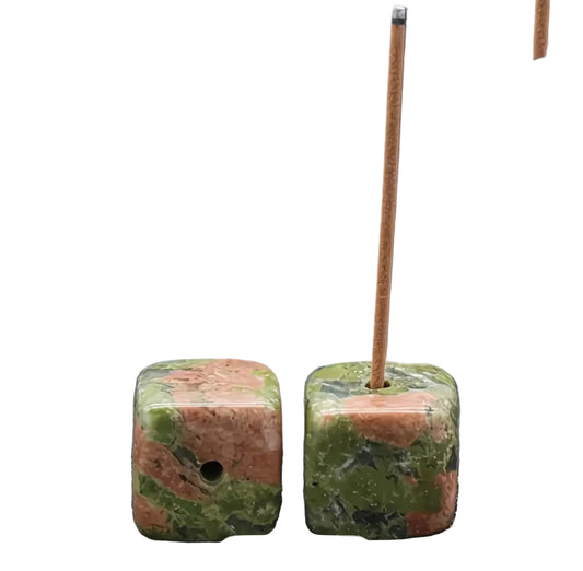 Unakite incense holder (1)