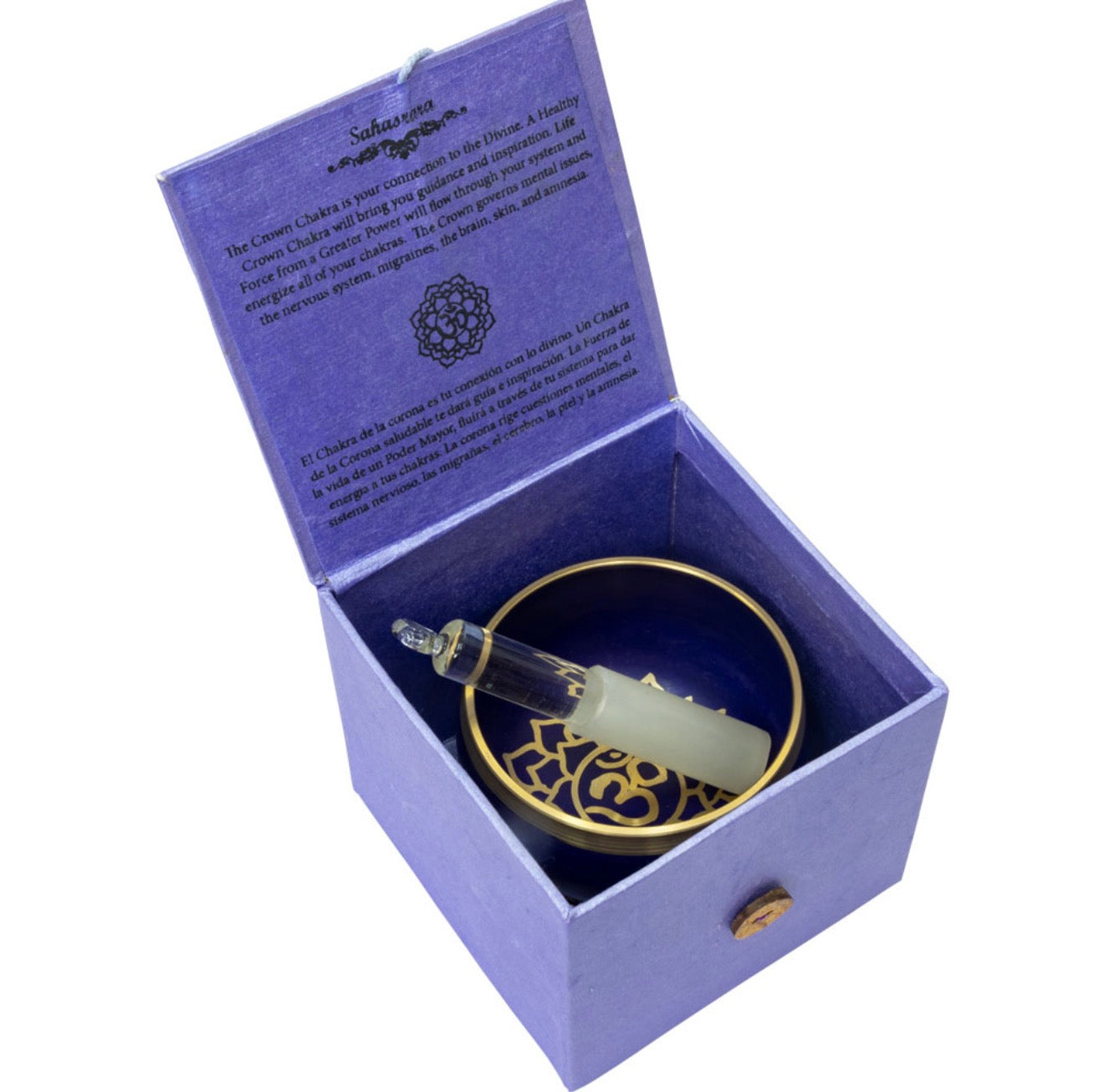 Mini Chakra Singing Bowl Purple - Crown