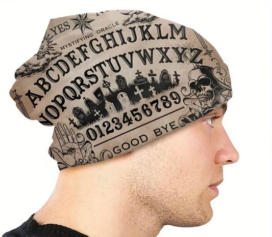 Men Ouija Board Beanie Hat