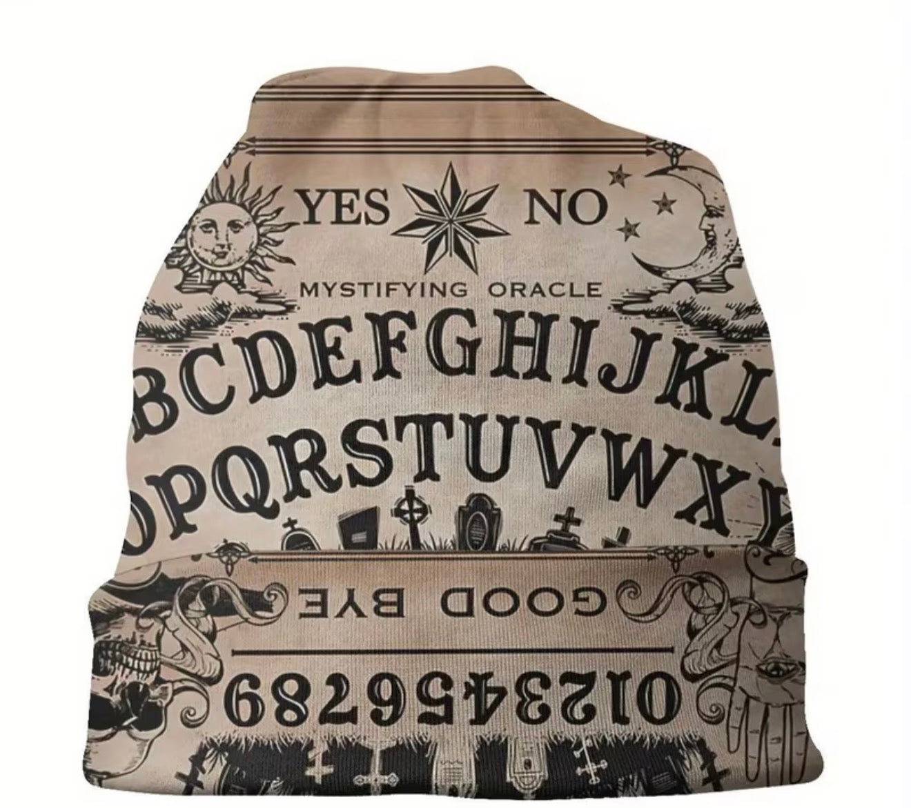 Men Ouija Board Beanie Hat