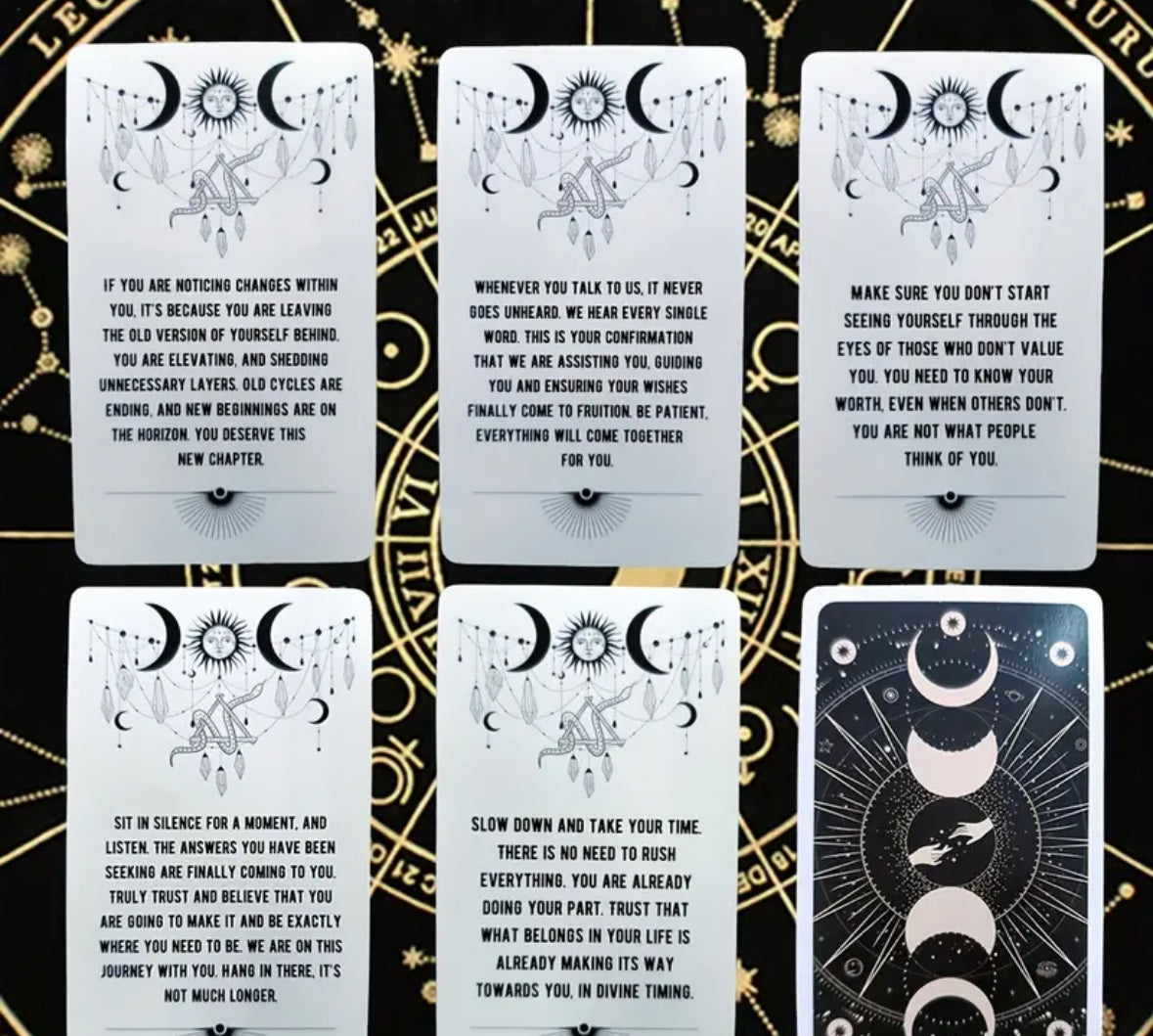 Spirit messages oracle card