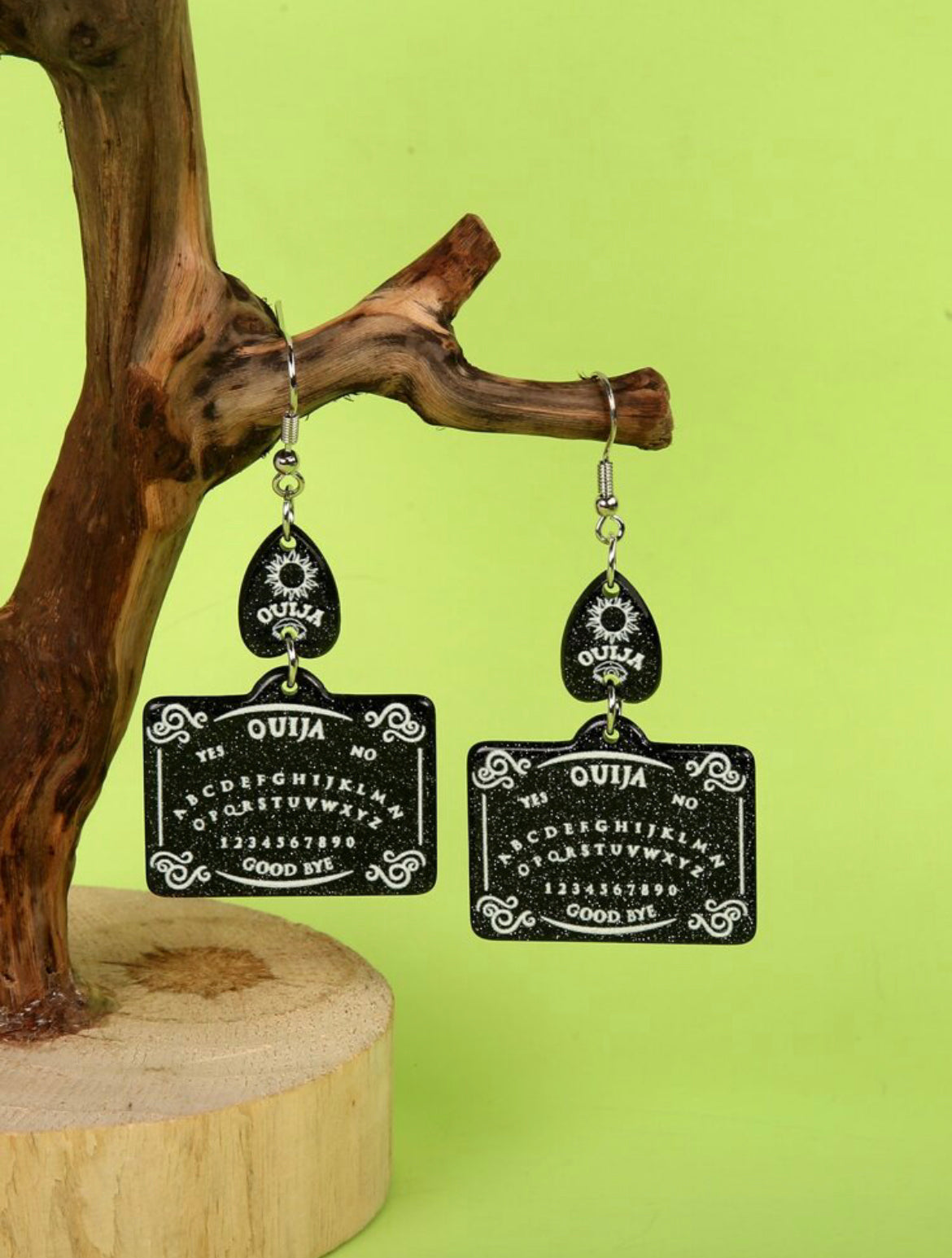 Ouija Board Design earrings