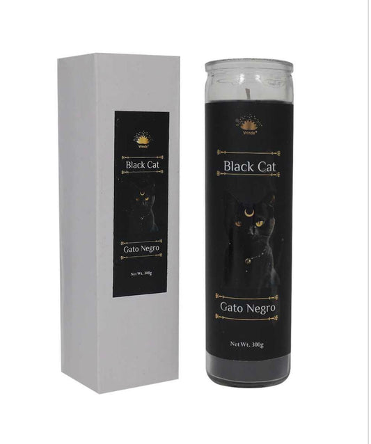 Black Cat Candle