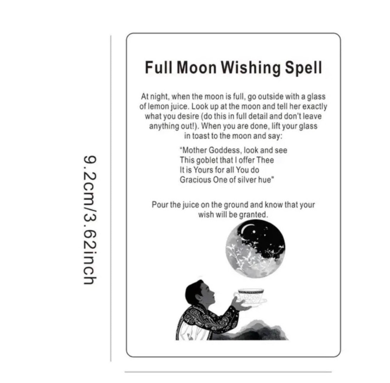 40 card set of witch spells