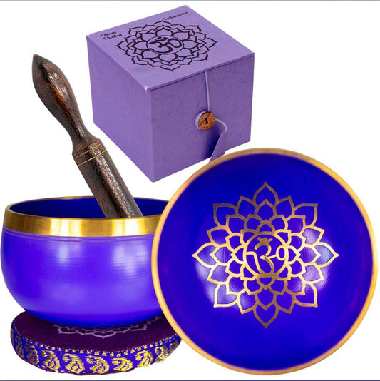 Mini Chakra Singing Bowl Purple - Crown