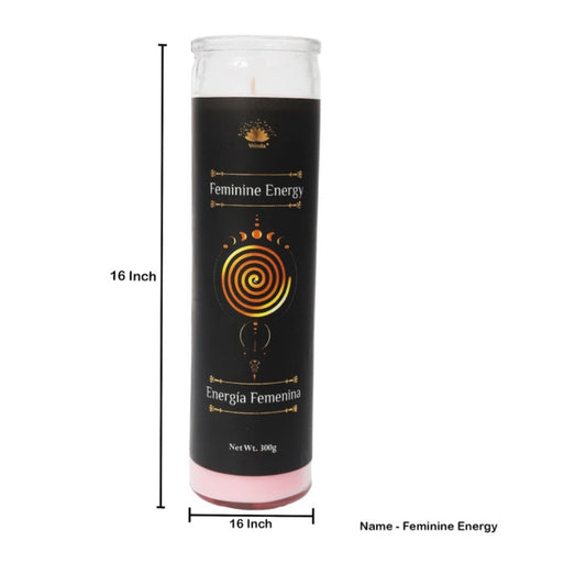 Feminine energy candle