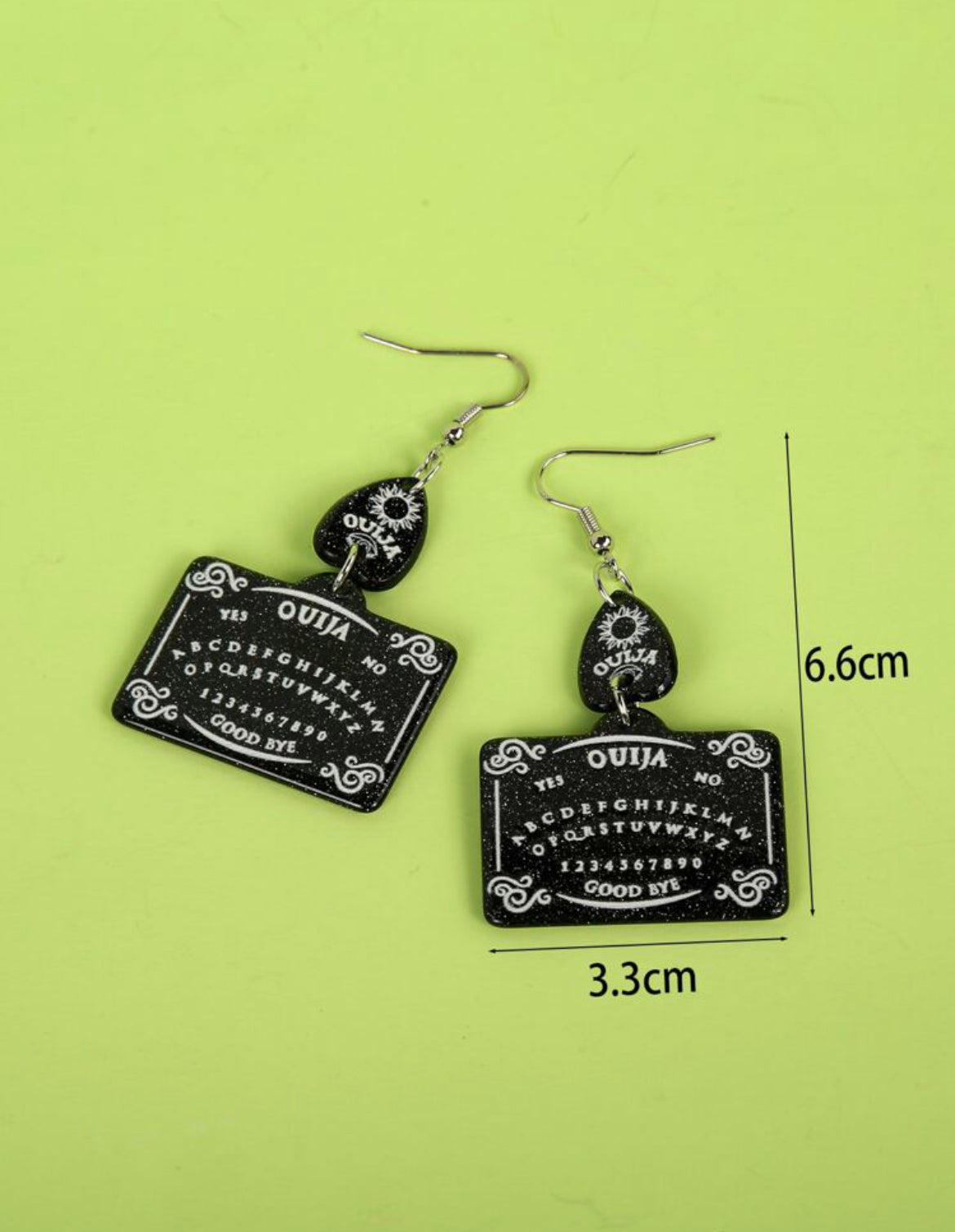 Ouija Board Design earrings