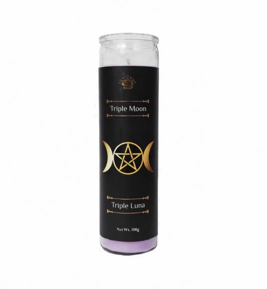 Triple Moon Candle