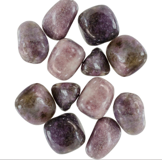 Lepidolite stones