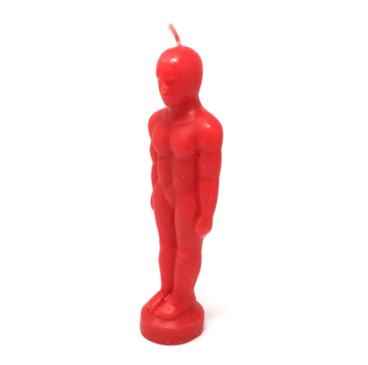 Ritual red man candle