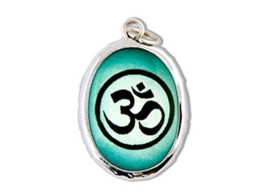 Om Symbol Enamel Pendant