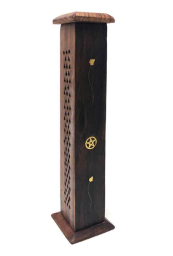 Wooden Tower Burners 12" Om